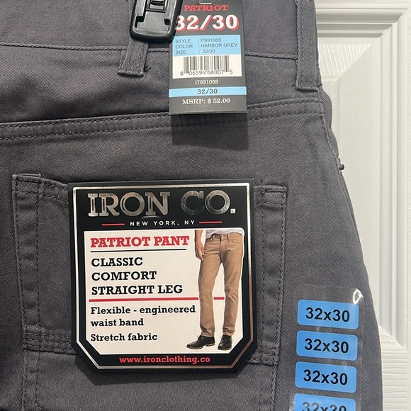Iron Co Pants - Color: Hay - Size: 32x30 - Picture 3 of 3